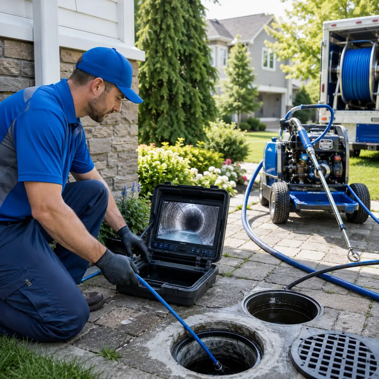 Outdoor drain cleaning professionals serving Lehighton, PA